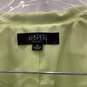 NWT Kasper Womens Green Notch Lapel Single-Breasted 2 Piece Skirt Suit Size 16 image number 4