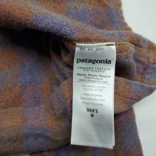Patagonia Organic Cotton Full Button Up Shirt Men's Size M image number 4