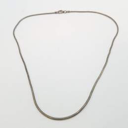 Sterling Silver Snake Chain Necklace 6.7g
