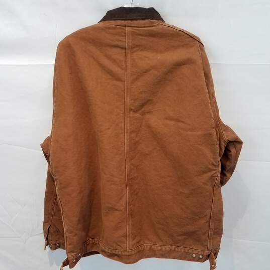 Carhartt Sherpa Lined Workwear Outdoor Jacket Adult Size XL Tall image number 2