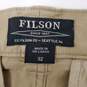 Filson's MN's Cotton Blend Flat Front Chino Tan Shorts Size 32 image number 4