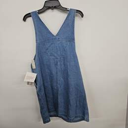Blue Jean Denim Overall Dress