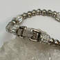 Designer Brighton Silver-Tone Rhinestone Fashionable Beaded Bracelet image number 4