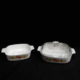 Corning Ware A-8-B Spice of Life Baking Dishes w/Lid