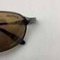 PGA Tour Mens Black Thin Frame UV Protection Lightweight Oval Sunglasses W/Case image number 7