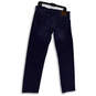 Womens Blue Denim Medium Wash Pocket Stretch Straight Jeans Size 34/32 image number 3