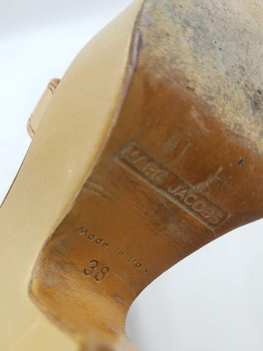 Marc Jacobs Camel Platform Sandals W 8 COA image number 7