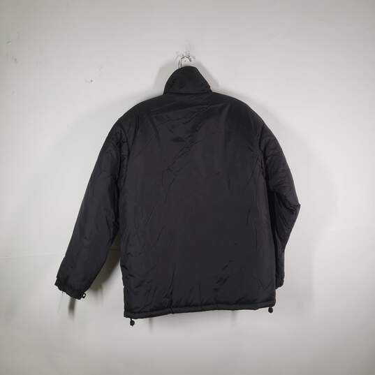 Mens Mock Neck Long Sleeve Full-Zip Windbreaker Jacket Size Medium image number 2