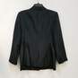 Womens Black Long Sleeve Collared Single Breasted Blazer Jacket Size Medium image number 2