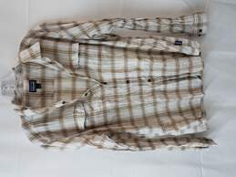Patagonia Brown Plaid Cotton Button Up Shirt Size M