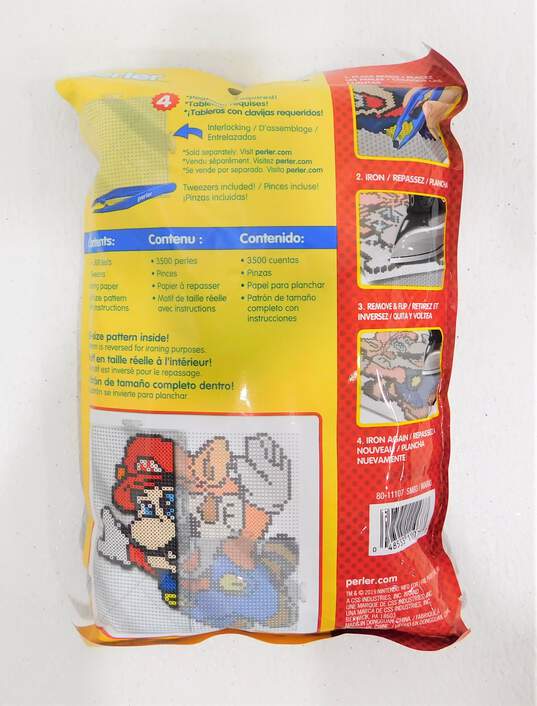 Super Mario Bros. 3 Perler 3500pc Beads & Pattern Kit Factory Sealed Nintendo image number 2