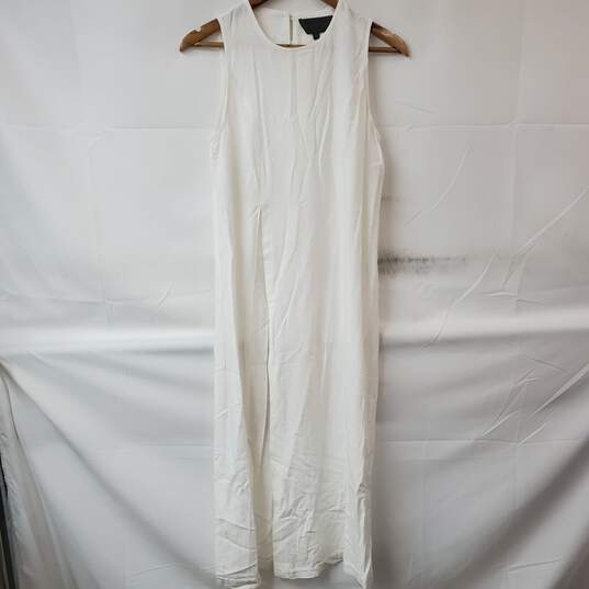 Anthropologie White Sleeveless Dress Women's XXS NWT image number 1