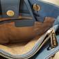 Michael Kors Blue Quilted Leather Small Shoulder Satchel Bag image number 8