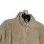 Womens White Mock Neck Long Sleeve Shepra Full-Zip Jacket Size Small image number 3