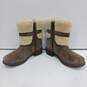 UGG Buckle Zip-Up Sheepskin Suede Boots (Size 5 Women's) image number 2
