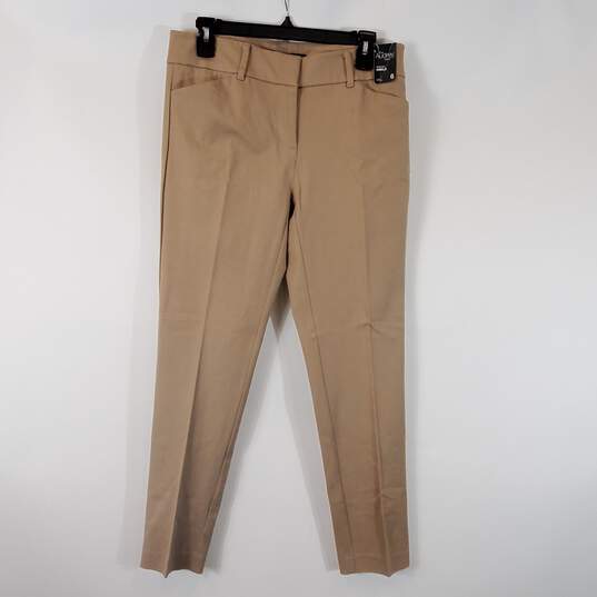 New York & Company Women Brown Slim Dress Pants Sz 6 Nwt image number 1