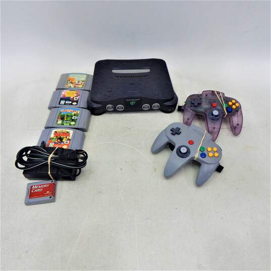 Nintendo 64 W/ Four Games Army Men image number 1