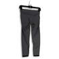 Womens Gray Flat Front Elastic Waist Pull-On Ankle Leggings Size Small image number 2