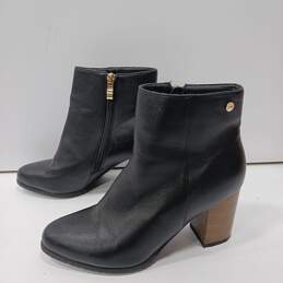 LOB Footwear Black Chunkie Heeled Boots Size 7.5 (CH 240) alternative image