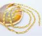 8K Yellow Gold Chain Necklace for Repair 5.0g image number 1