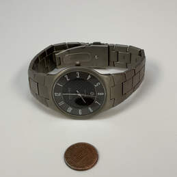 Designer Skagen Denmark Titanium Stainless Steel Quartz Analog Wristwatch