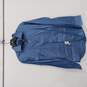 Kenneth Cole Awareness Slim Fit Blue Dress Shirt Size 15.5 image number 1