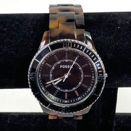 Designer Fossil ES-2458 Stainless Steel Round Dial Quartz Analog Wristwatch