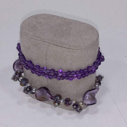5 pc Dark Purple Jewelry Collection image number 4