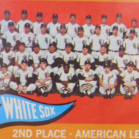 1965 Chicago White Sox Topps Team Checklist image number 3