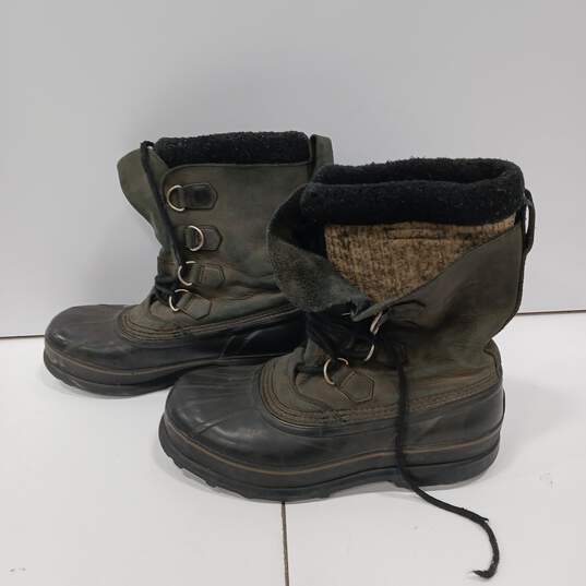 Sorel Caribou Snow Boots Men's Size 8 image number 2