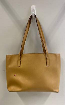 Bally Saffiano Leather Vintage Shoulder Bag Dark Beige alternative image