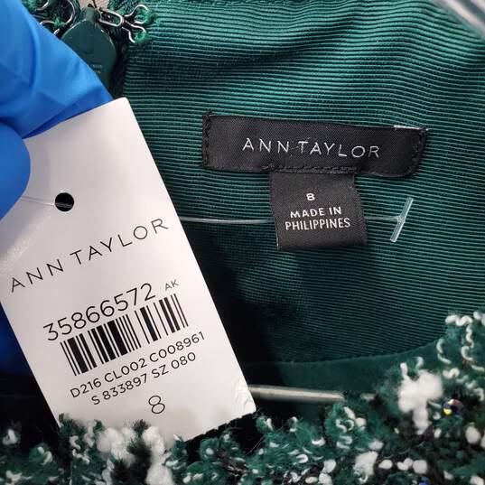 Ann Taylor Green Pencil Dress Size 8 image number 5