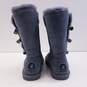 Bearpaw 917W-Jade Gray Suede Shearling Boots Women's Size 9 M image number 4