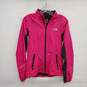 The North Face WM's Flight Series Polyester Blend Reflective Stripe Pink & Black Running Jacket Size XP image number 1