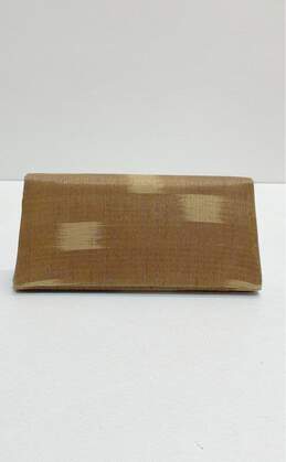 Gail DeLoach Asiphile Copper Metallic Silk Clutch Bag
