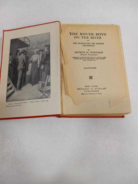 Pair of Vintage Rover Boys Hardcover Books image number 5