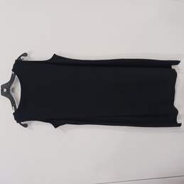 Women's Black Knit Sleeveless Dress Size X NWT alternative image