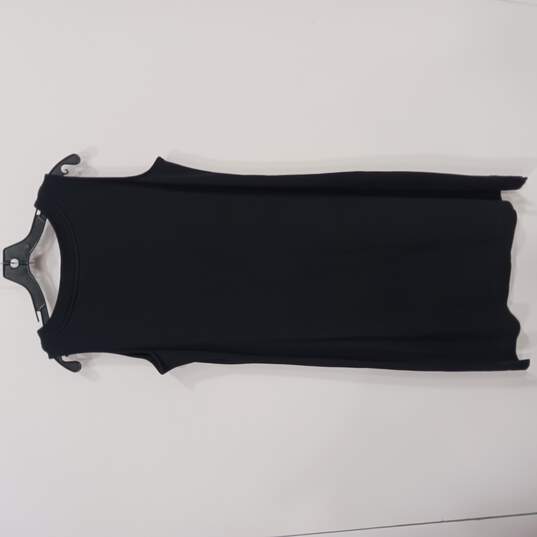 Women's Black Knit Sleeveless Dress Size X NWT image number 2