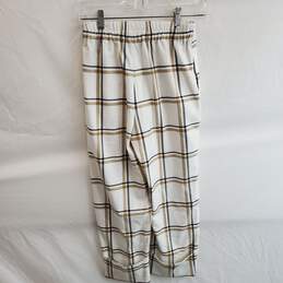 Zara Cuffed Plaid Pants Women's Size XS alternative image