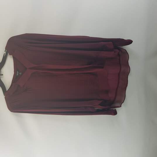 Simply Vera, Vera Wang Women Red  Blouse XL image number 1