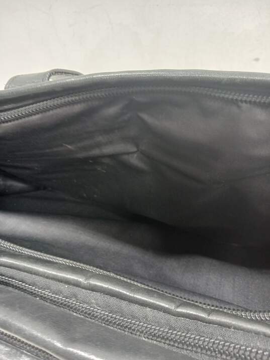 Tumi Black Leather Travel Bag image number 4