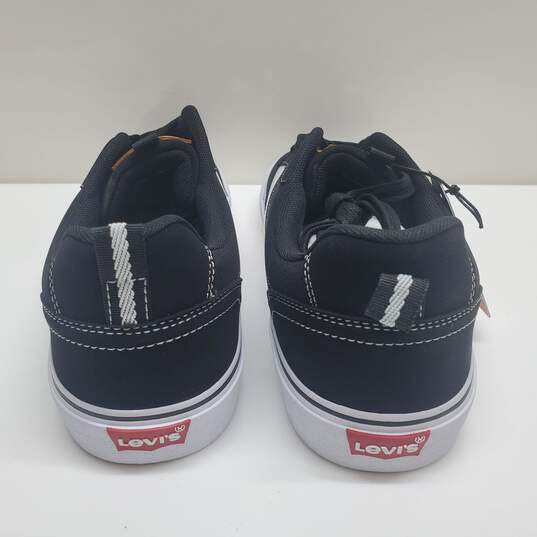 Levis Classic Black And White Shoes Sneakers Sz 13 image number 4