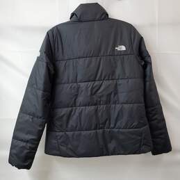 The North Face Women's Black Full-Zip Puffer Jacket Size M alternative image