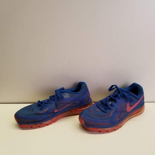 Nike Air Max Running Sneakers Blue, Pink, Orange 621078-400 Size 12 image number 4