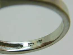 10K White Gold 0.96 CTTW Diamond Engagement Ring 3.2g alternative image