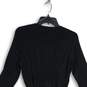 NWT Nicole Miller Womens Black Beaded V Neck Fit & Flare Dress Size Medium image number 4