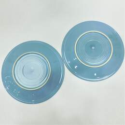 Homer Laughlin Fiesta Ware Periwinkle Blue Dinner Plates 10.25 Inch Set of 2 alternative image