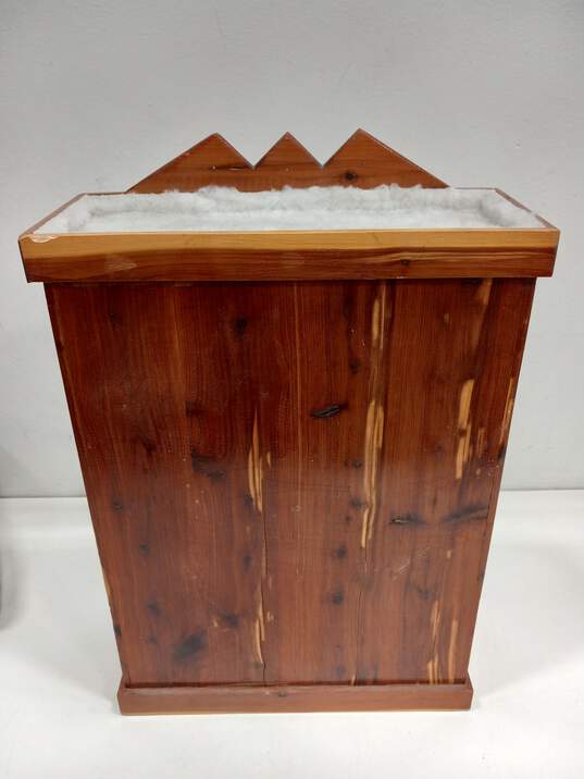 Armoire Style Wooden Jewelry Box image number 3