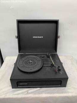 No Power Cable Crosley CR8017A-BK Black Portable Turntable Record Player alternative image