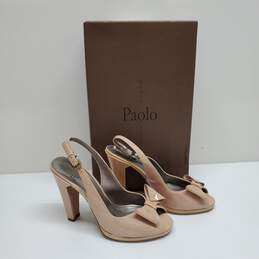 Linea Paolo Bronte Pink Patent Heels